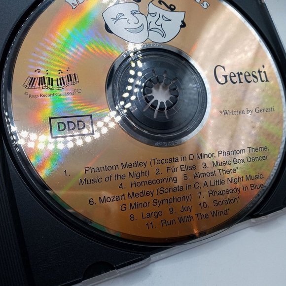 Geresti Mixed Emotions Music CD vintage 1990s Comedy Tragedy Masks - Picture 3 of 8
